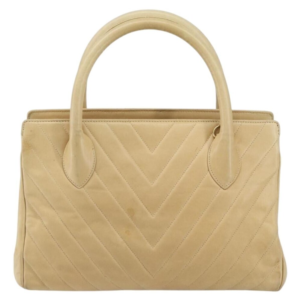 Chanel Vintage Convertible Tote Chevron Lambskin Medium